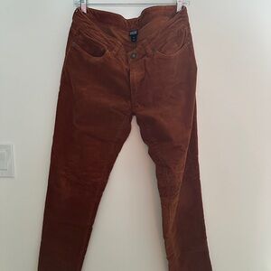 Patagonia Orange Corduroy Pants